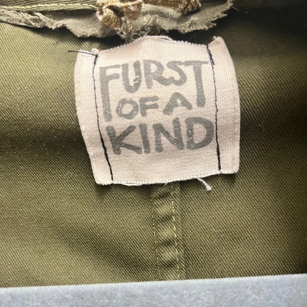 FURST OF A KIND sequin Peacock Army Jacket - Picture 2 of 5